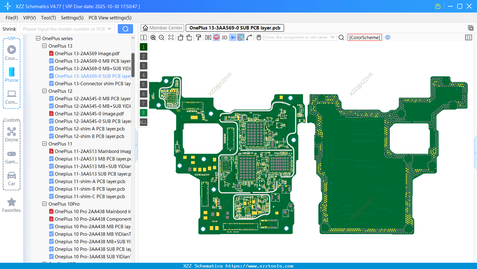 OnePlus 13-3AA569-0 SUB PCB Layer
